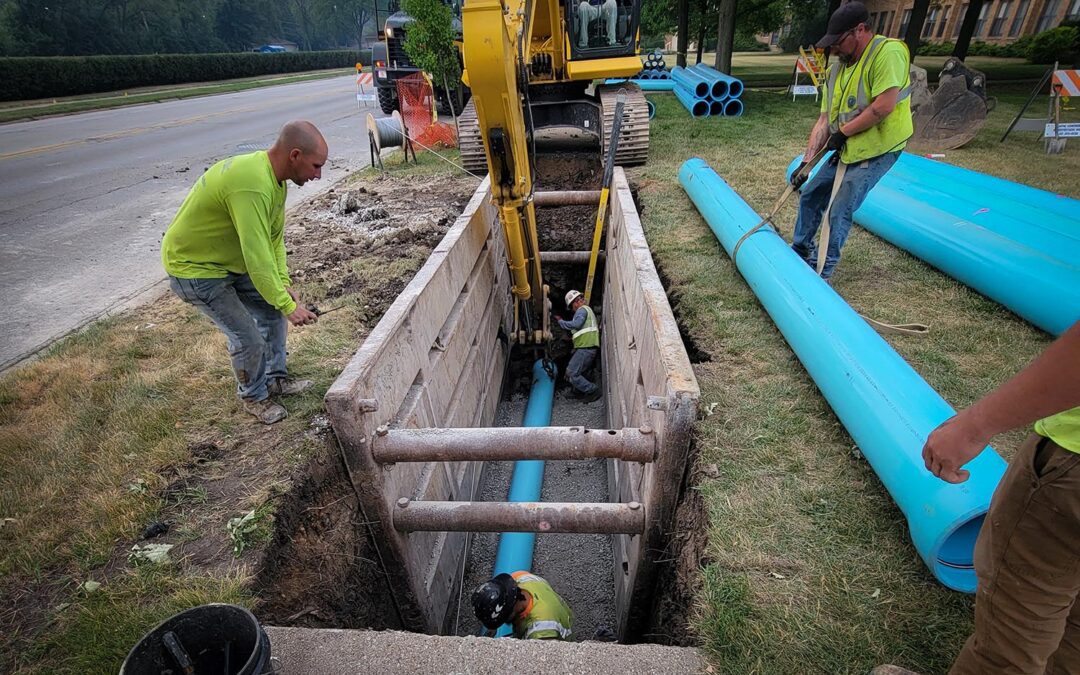 Cumberland Avenue Water Main Installation – Peterson Avenue to Devon Avenue