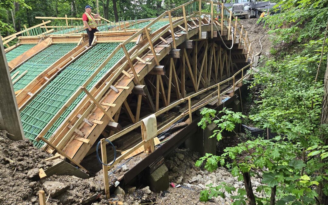 Historic Bridge, Traditional Methods — Lake Woodbine Bridge